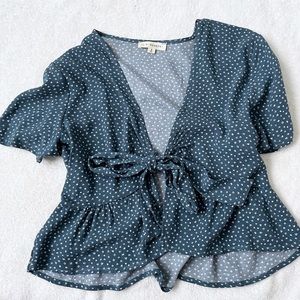 LA Hearts Tie Top